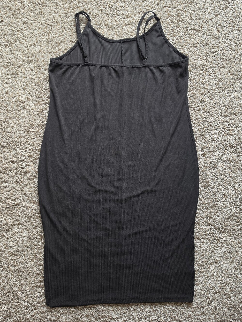🖤 Ribbed Button-Down Cami Dress 🖤 - Picture 3 of 7